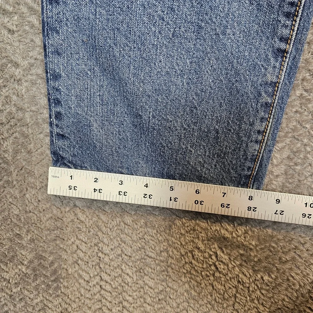 Gap Premium Standard Mens Straight Leg Blue Jeans 31x30 Medium Wash 100% Cotton